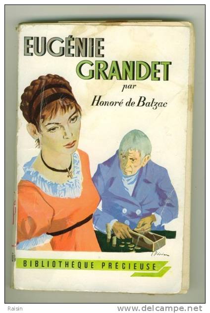 Honoré De Balzac Eugénie Grandet 1955  Bibliothèque Précieuse 190 Pages Etat Moyen - Bibliotheque Precieuse