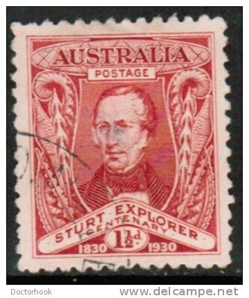 AUSTRALIA   Scott #  104  VF USED (Thin) - Gebraucht