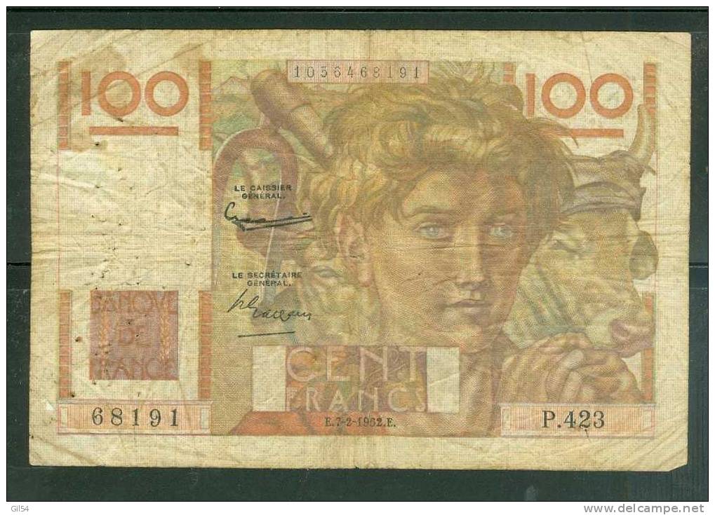 100 Francs Jeune Paysan - Qualite 3 / 10  - Aw0601 - 100 F 1945-1954 ''Jeune Paysan''