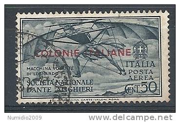 1932 EM.GENERALI DANTE USATO P.A. 50 CENT - RR7799-3 - Amtliche Ausgaben