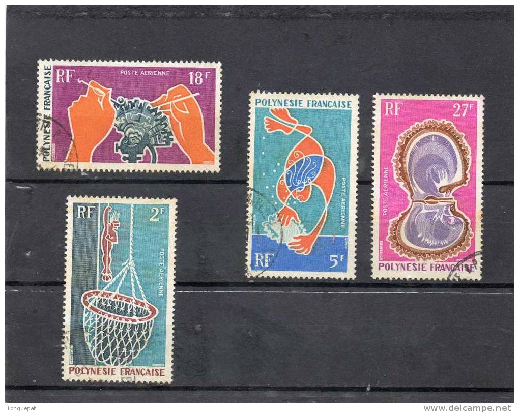 POLYNESIE Française :Huître  Perlière : Opération De La Nacre - Culture - Coquillage - Mollusque - Used Stamps