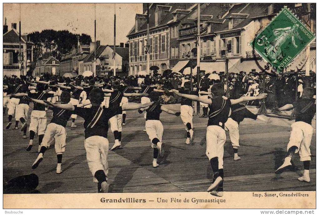 CPA De GRANDVILLIERS Fête De Gymnastique RARE - Grandvilliers