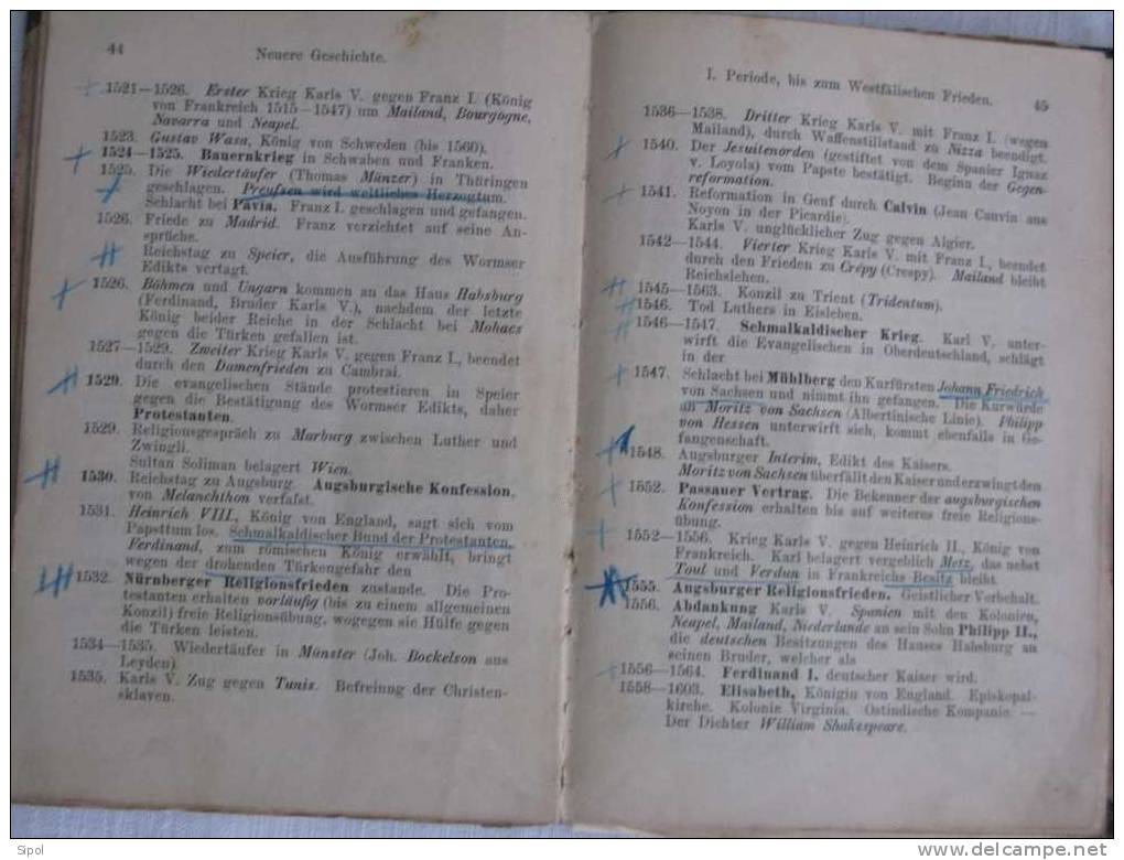 Hauptdaten Der Weltgeschichte Zusammengestelltvon Dr Karl Ploetz  Berlin 1899 Verlag Von A.ploetz - 1. Frühgeschichte & Altertum