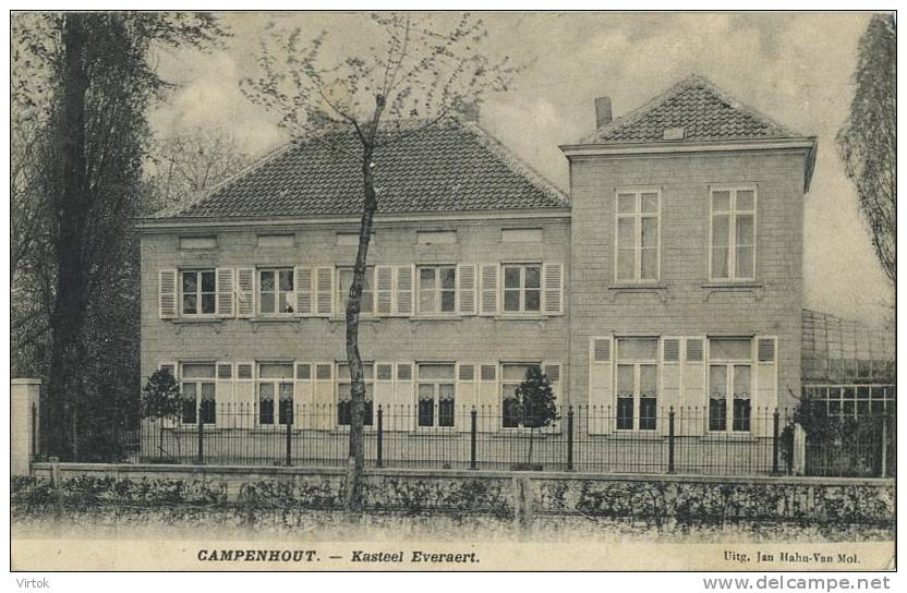 Kampenhout :  Kasteel Everaert  ( Geschreven 1909 Met Zegel ) - Kampenhout