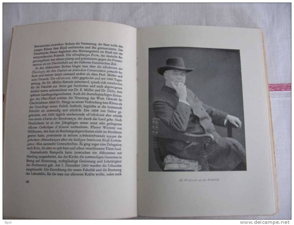 Zeuge Seiner Zeit Chanoine E.Muller 1861 -1948 Par Joseph Zemb Alsatia Colmar 1960 - 167 P - Biographies & Mémoirs