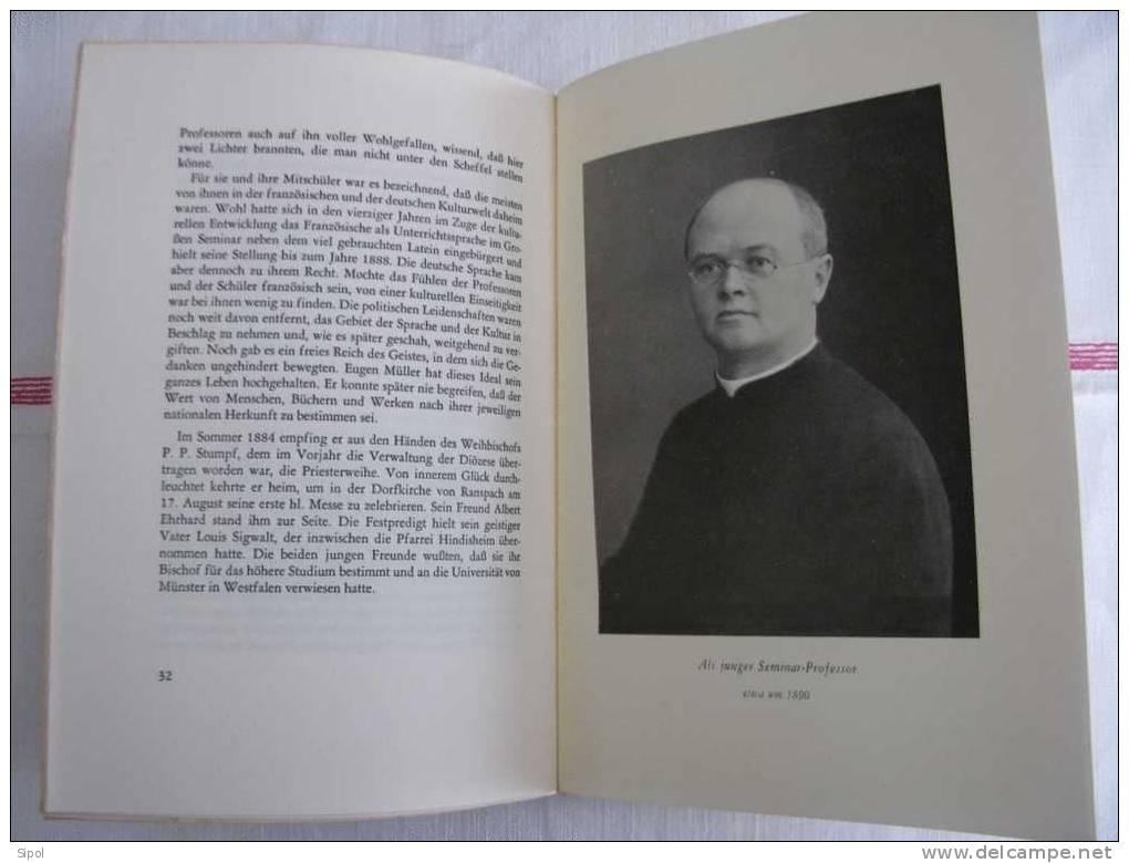 Zeuge Seiner Zeit Chanoine E.Muller 1861 -1948 Par Joseph Zemb Alsatia Colmar 1960 - 167 P - Biographien & Memoiren