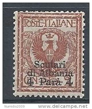 1915 SCRUTARI D'ALBANIA 4 PA MNH ** - RR7793-4 - Europa- Und Asienämter