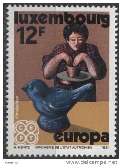 PIA  -  LUSSEMBURGO -  1981  : Europa  (Un 981-82) - Unused Stamps