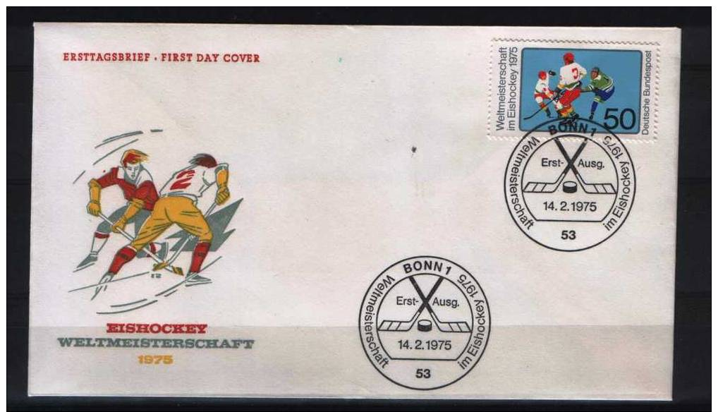 GERMANY ICE HOCKEY WORLD CUP FDC - Hockey (Ice)