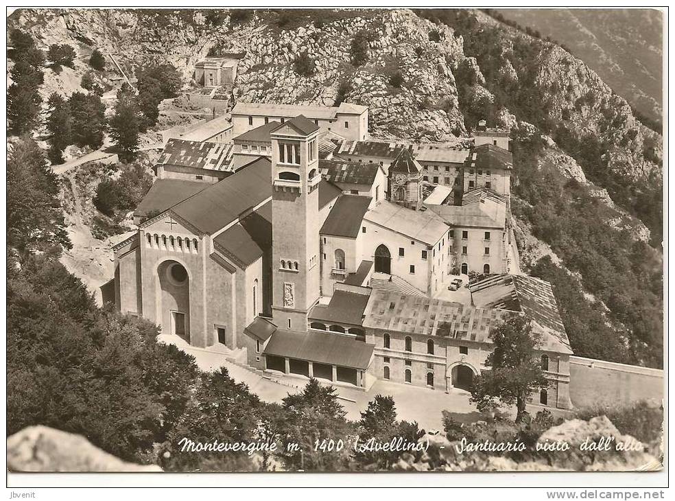 CAMPANIA - MONTEVERGINE (AVELLINO)  - Santuario Visto Dall'alto - Avellino