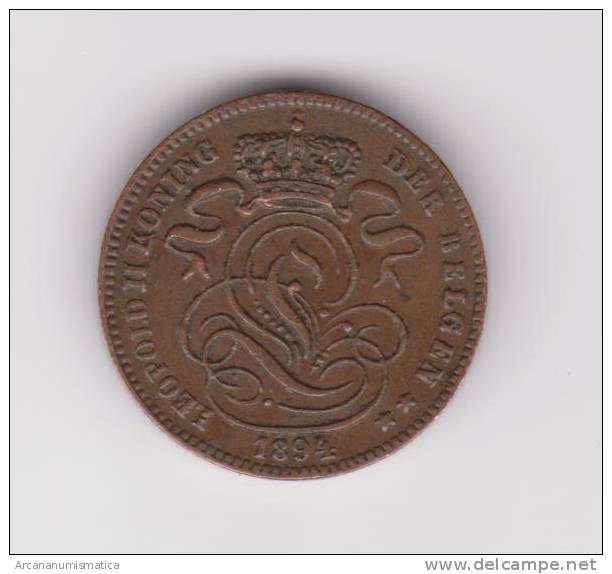 BELGICA 1CENTIMO  1.894  KM#1  COBRE  MBC/VF     DL-9671 - 1 Centime