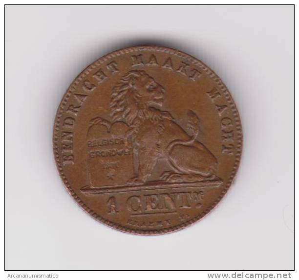 BELGICA 1CENTIMO  1.894  KM#1  COBRE  MBC/VF     DL-9672 - 1 Centime