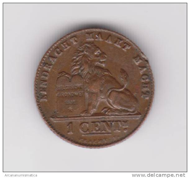 BELGICA   1CENTIMO  1.912  KM#77  COBRE  MBC/VF     DL-9679 - 1 Centime