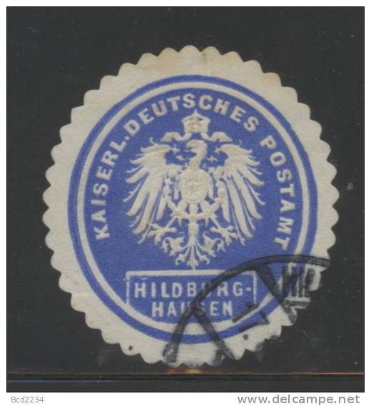 DEUTSCHSLAND PREUSSEN GERMANY PRUSSIA Siegelmarke Kaiserlich Deutsches Postamt Hildburghausen - Seals Of Generality