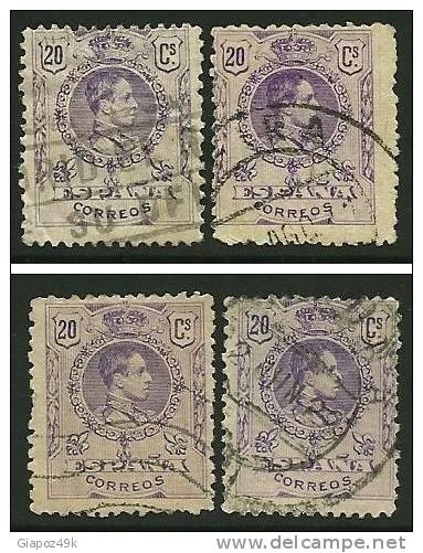 ● SPAGNA - 1909 / 22  - ALFONSO XIII -  N. 248 Usati -  Cat. ? €  -  Lotto 467 / 48 - Usados