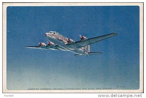 USA - American Overseas Airlines - In Flight - 1946-....: Moderne