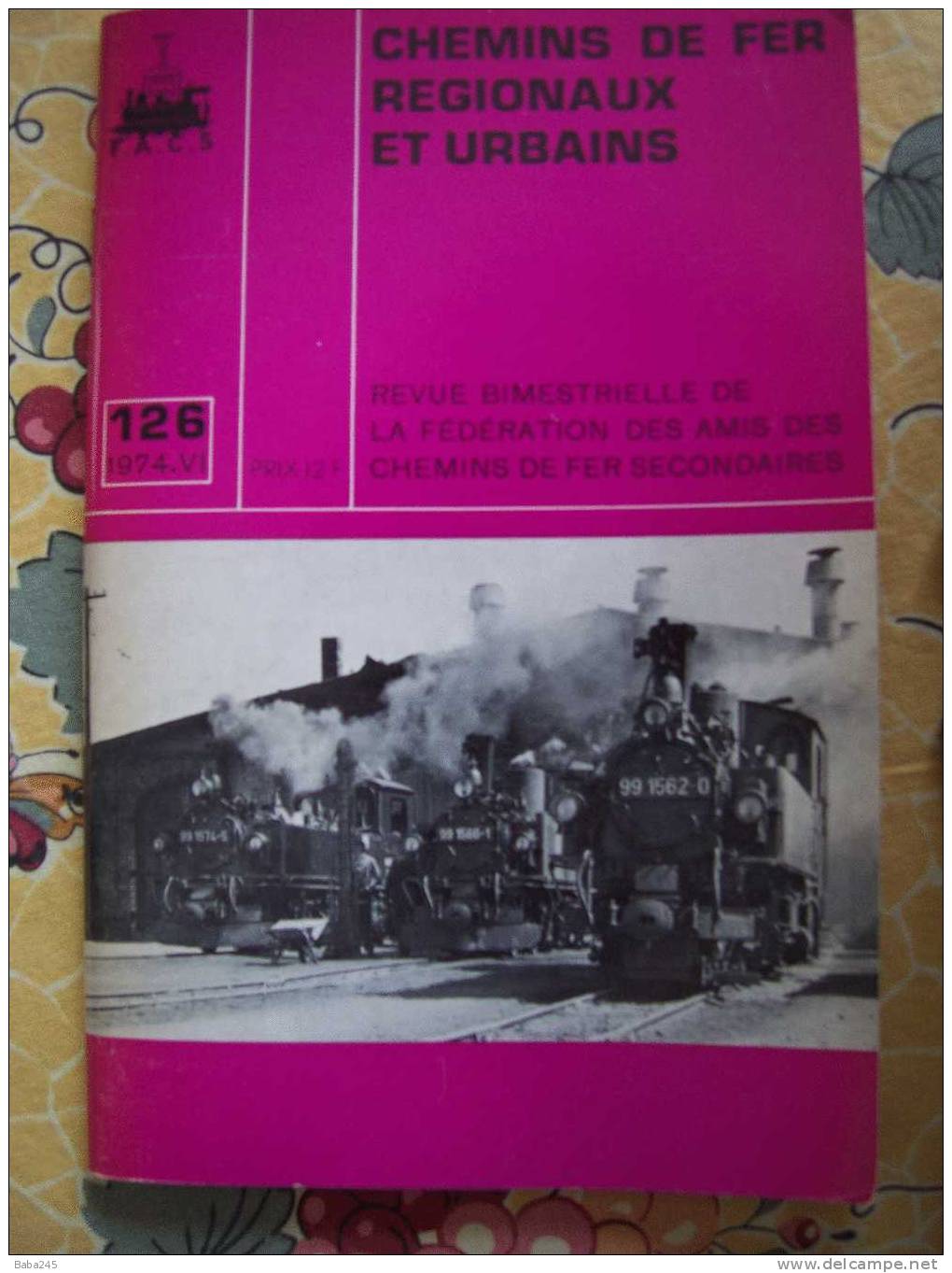 CHEMINS DE FER REGIONAUX ET URBAINS 1974 LES TRAMWAYS DE LA BAULE - Trains