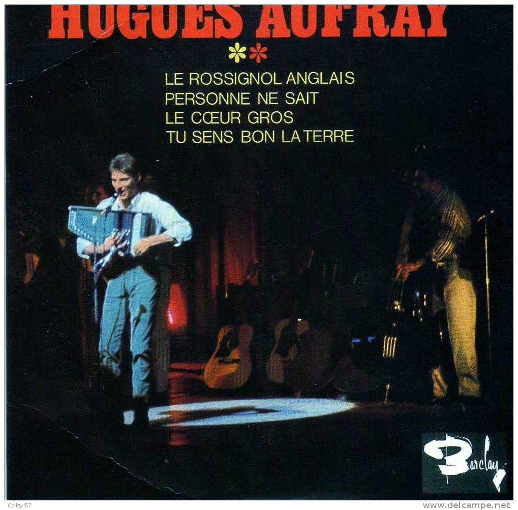 CD 4 Titres HUGUES AUFRAY - Le Rossignol Anglais - Country En Folk