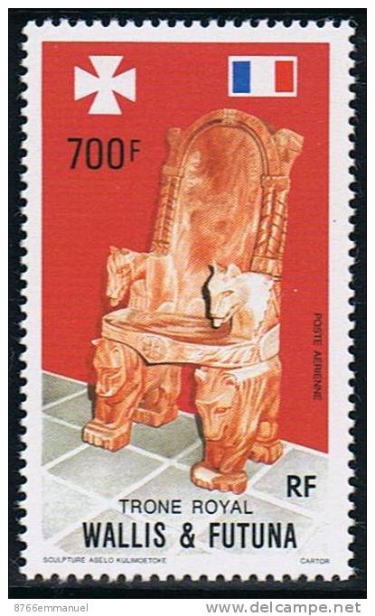 WALLIS ET FUTUNA AERIEN N°165   N**  TRONE ROYAL - Nuovi