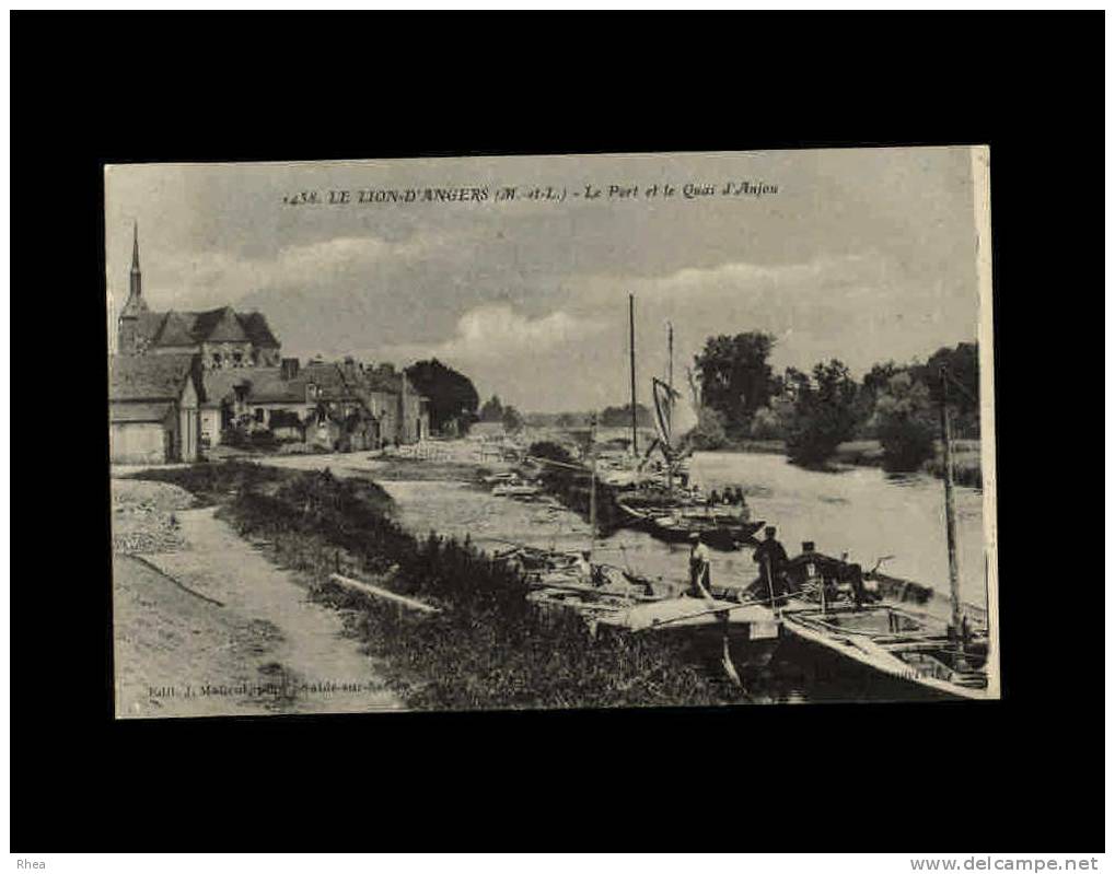 49 - LE LION D´ANGERS - Le Port Et Le Quai D´Anjou - 1458 - Other & Unclassified