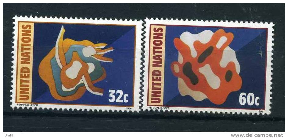 1996 Nazioni Unite New York, Serie Ordinaria, Francobolli Nuovi (**) - Unused Stamps