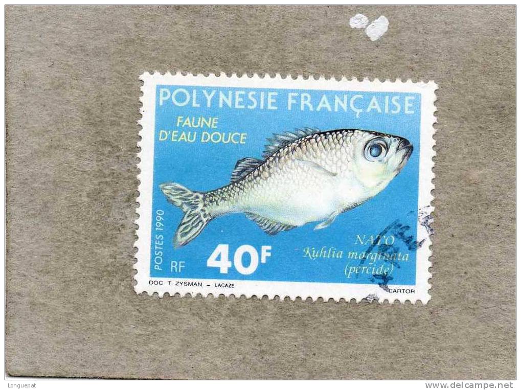 POLYNESIE Française : Poisson D´eau Douce : Kuhlia Marginata - - Usados