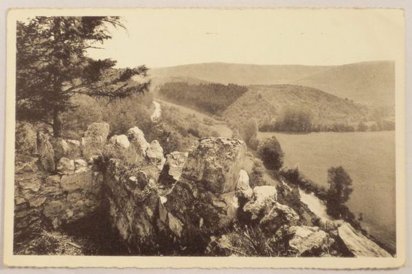 BELGIUM / BELGIQUE - Olloy Sur Viroin - The Viroin Against The Wild Background Of Waremme - Vintage 1950's Postcard - Viroinval