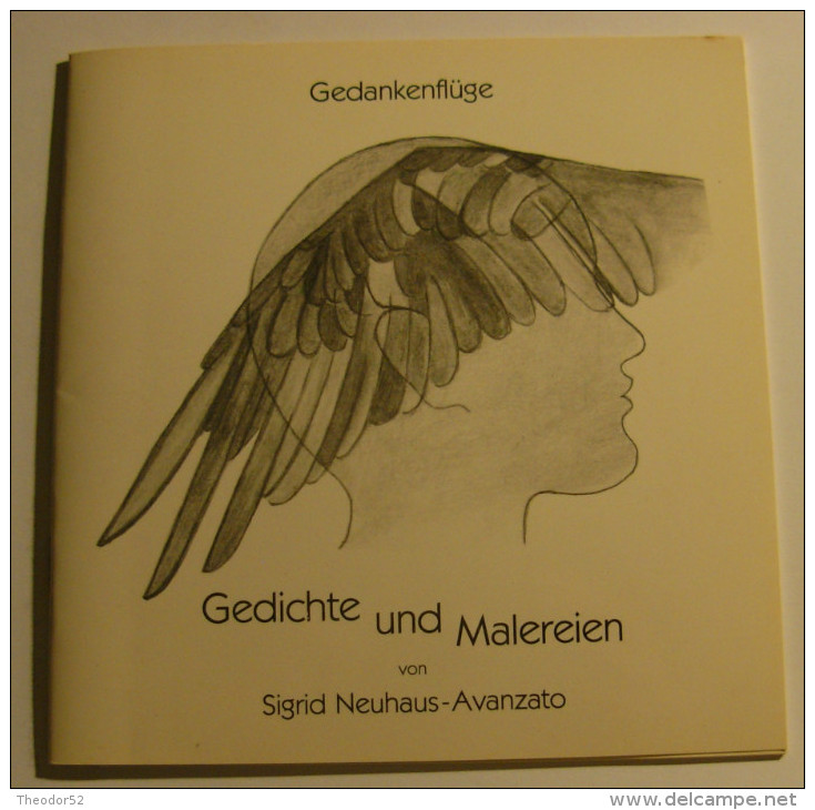 Sigrid Neuhaus-Avanzato: "Gedichte Und Malereien", Erstausgabe - Schilderijen &  Beeldhouwkunst