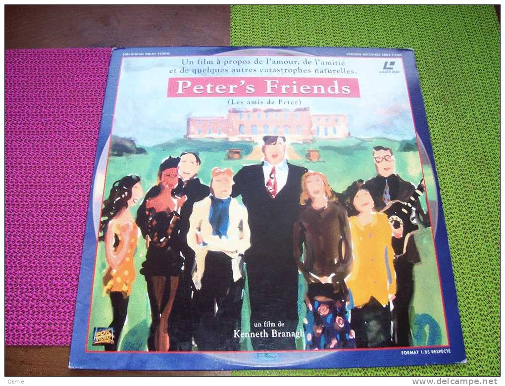 PETER' S FRIENDS   °  LES AMIS DE PETER  °  LASERDISC - Sonstige Formate