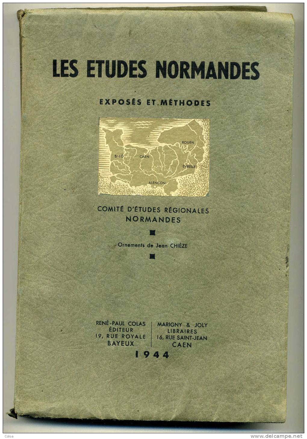 Normandie  Les études Normandes 1944 - Normandie