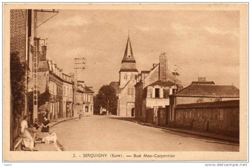 Serquigny (Eure) Rue Max Carpentier - Serquigny