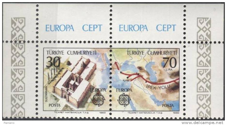 PIA  -  TURCHIA  -  1982  :  Europa  (Un 2360A-60B) - Unused Stamps