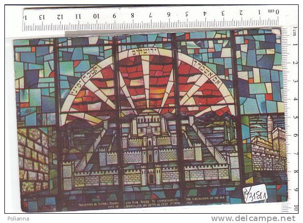 PO3151A# IRLANDA - DUBLINO - TERENURE HEBREW CONGREGATION - STAINED GLASS WINDOWS - VETRATA ARTISTICA  VG 1976 - Dublin