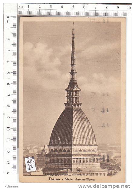 PO3197A# TORINO - MOLE ANTONELLIANA  VG 1949 - Mole Antonelliana