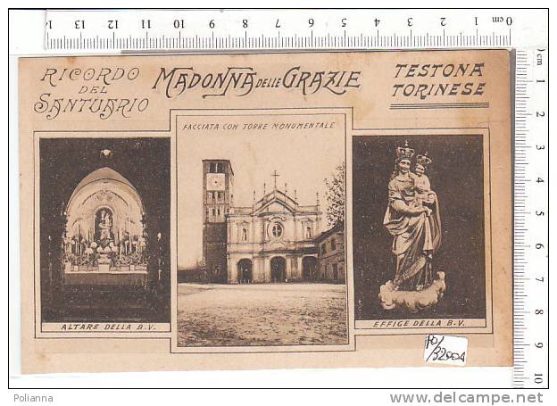 PO3200A# TORINO - MONCALIERI - TESTONA TORINESE - SANTUARIO MADONNA DELLE GRAZIE - Vedutine   No VG - Moncalieri