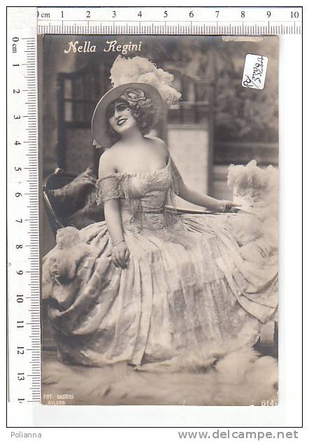 PO3329A# CINEMA - ATTRICE - OPERETTA - NELLA REGINI  No VG - Cabaret