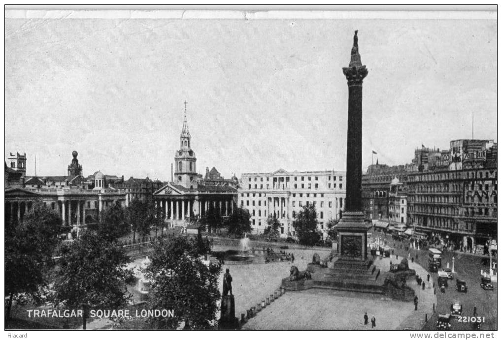 11168   Regno  Unito  London  Trafalgar Square   VG  1949 - Trafalgar Square