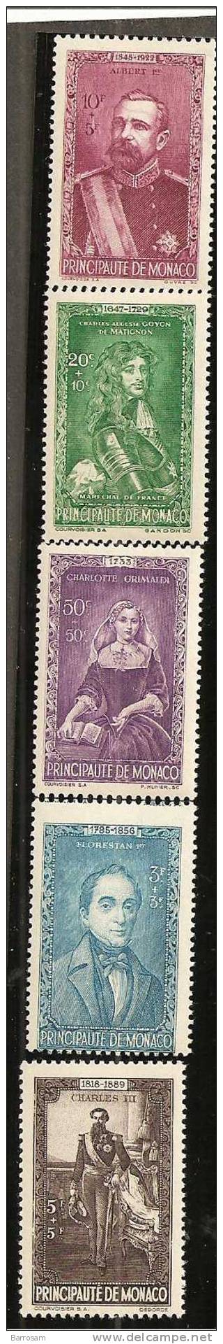Monaco 1942: Yvert234-48mnh** Cat.Value 48Euros - Autres & Non Classés