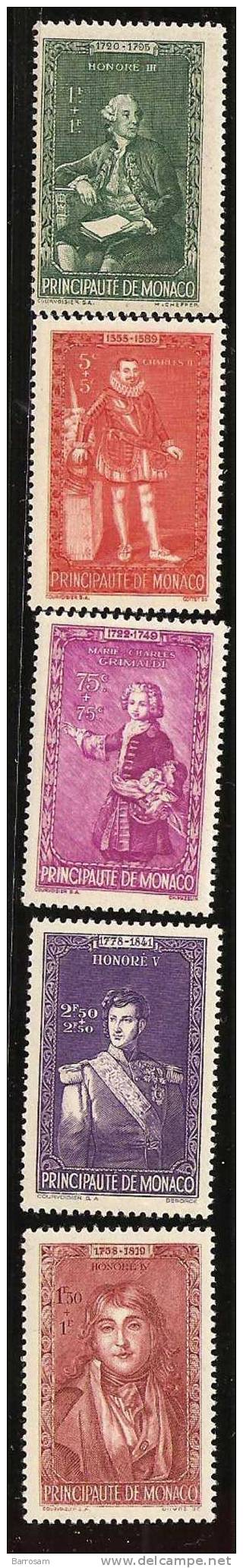 Monaco 1942: Yvert234-48mnh** Cat.Value 48Euros - Other & Unclassified