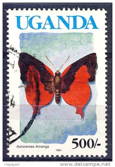 #Uganda 1991. Butterfly. Michel 1020. Cancelled(o) - Uganda (1962-...)