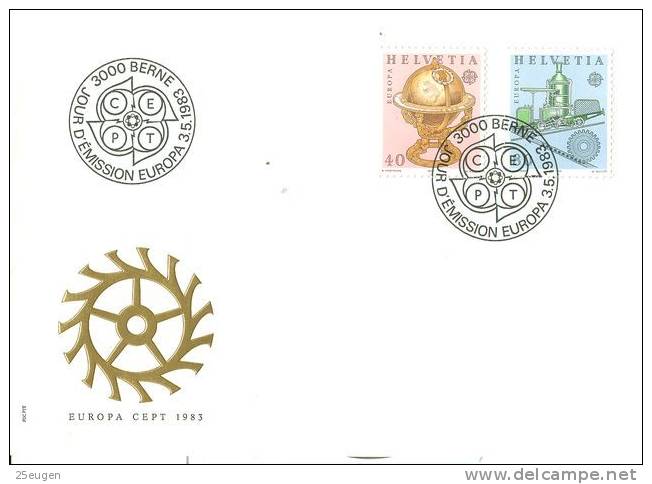 SWITZERLAND 1983 EUROPA CEPT FDC - 1983