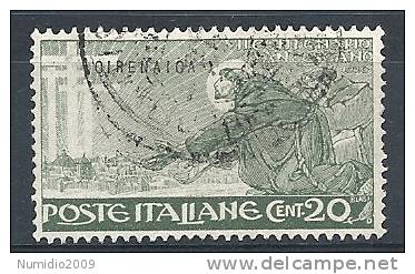 1926 CIRENAICA USATO S. FRANCESCO 20 CENT - RR7811-4 - Cirenaica