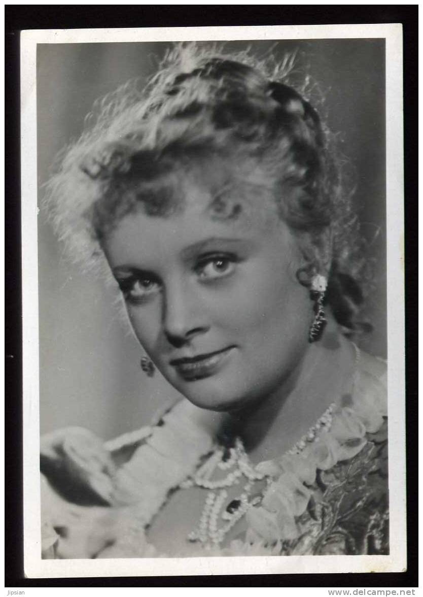 Cpa Carte Photo De  Russie Actrice Alla Larionova Dmitrievna Photo Par Vitsinsky  -- YA4 - Russie