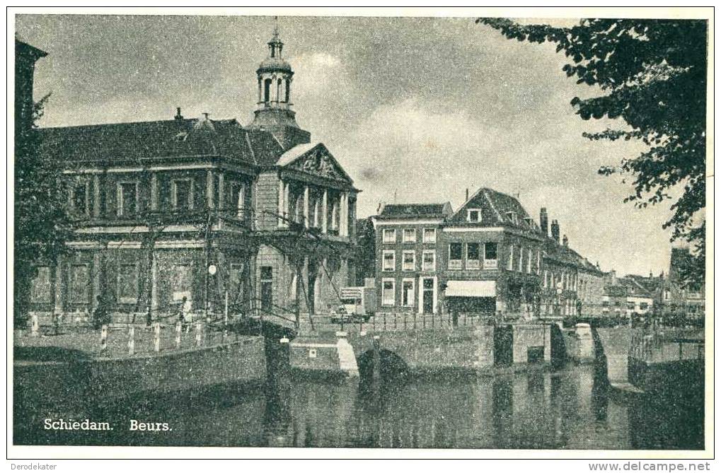 Schiedam. Beurs. Onbeschreven. - Schiedam