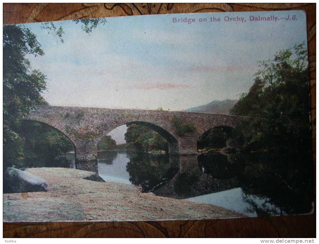 DALMALLY - Bridge On The Orchy - Johnston - +/- 1910 - Lot 139 - Argyllshire