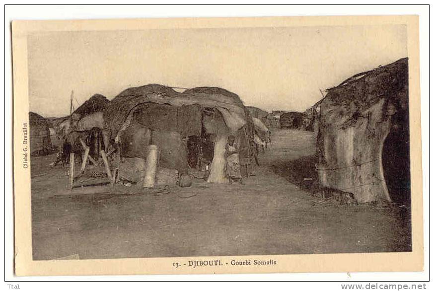 D3805 - Djibouti - Gourbi Somalis - Djibouti