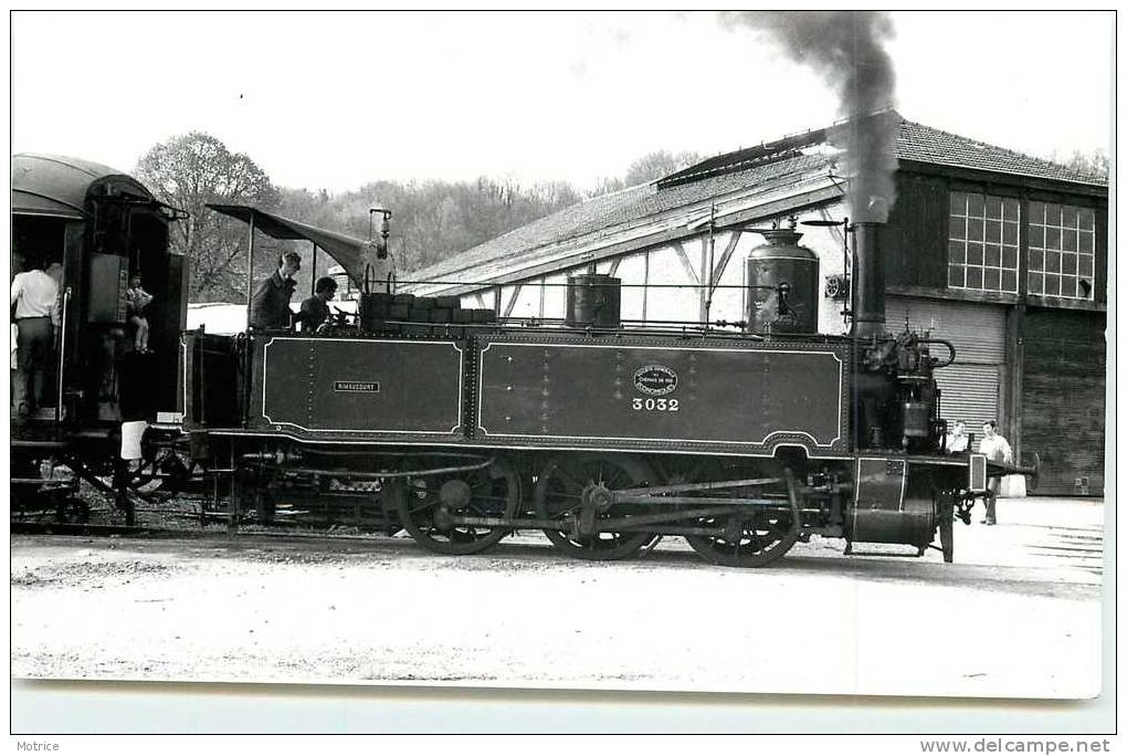 SOCIETE GENERALE DES CHEMINS DE FERS - Loco Ligne Haute Marne Rimaucourt (photo Format Carte Ancienne). - Trenes