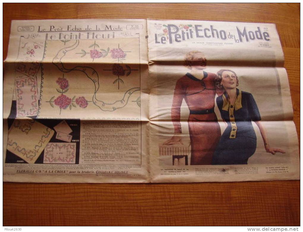Le Petit Echo De La Mode : N ° 34 23 Aout 1936 - Mode