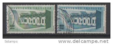 A-182  EUROPA CEPT 1956 GERMANIA USED - 1956