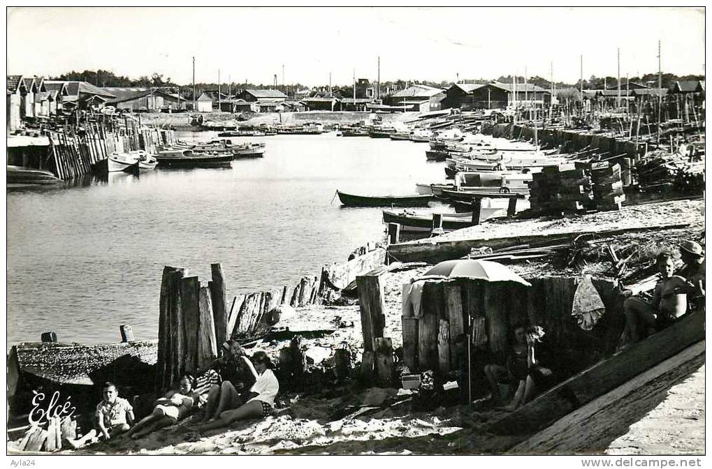 CPSM    33  GUJAN MESTRAS  Le Port   Ed L. Chatagneau  1963  N° 573 - Gujan-Mestras